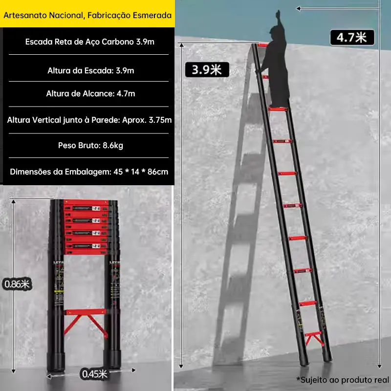 Escada telescópica 3.9m